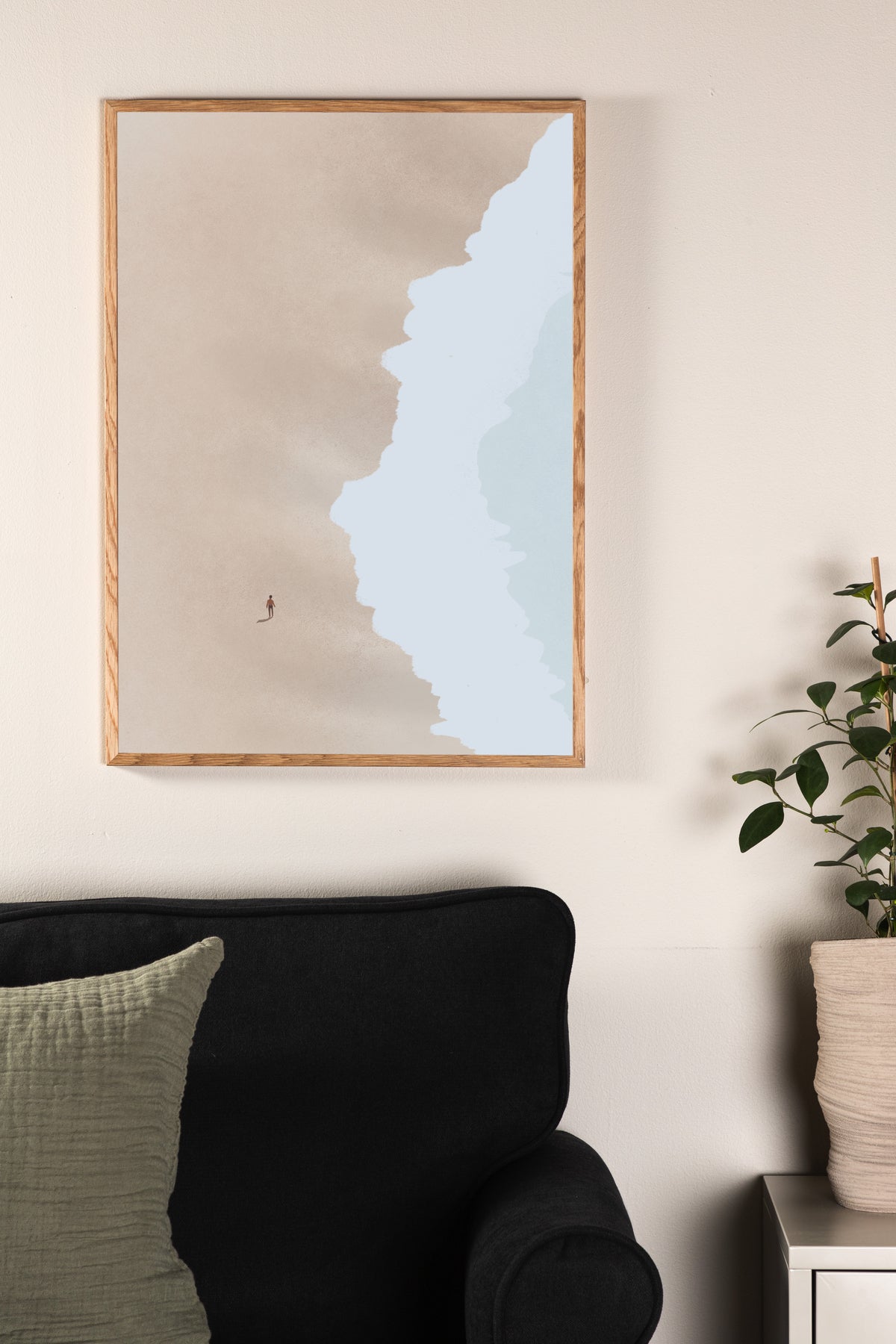 Venture Design Beach Posters Beige