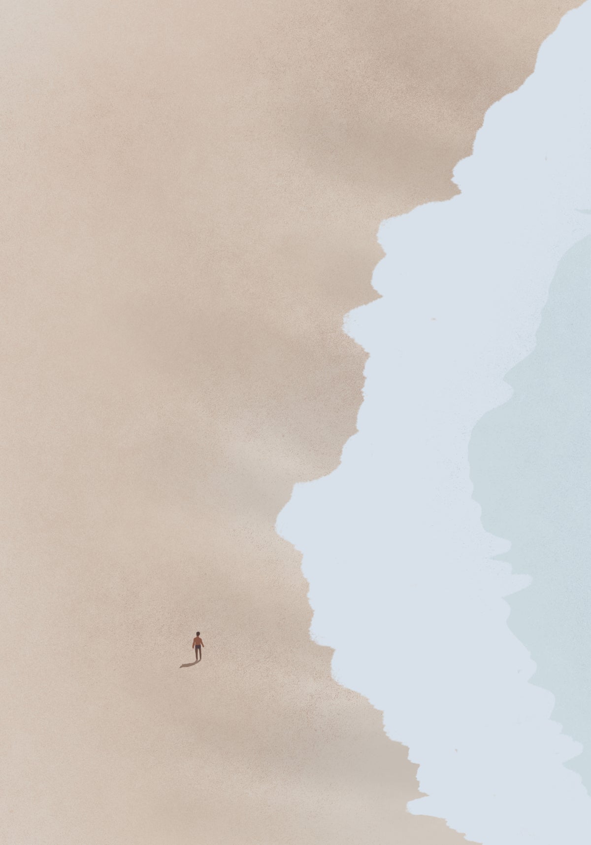 Venture Design Beach Posters Beige