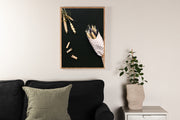 Venture Design Flowers on table Posters Svart