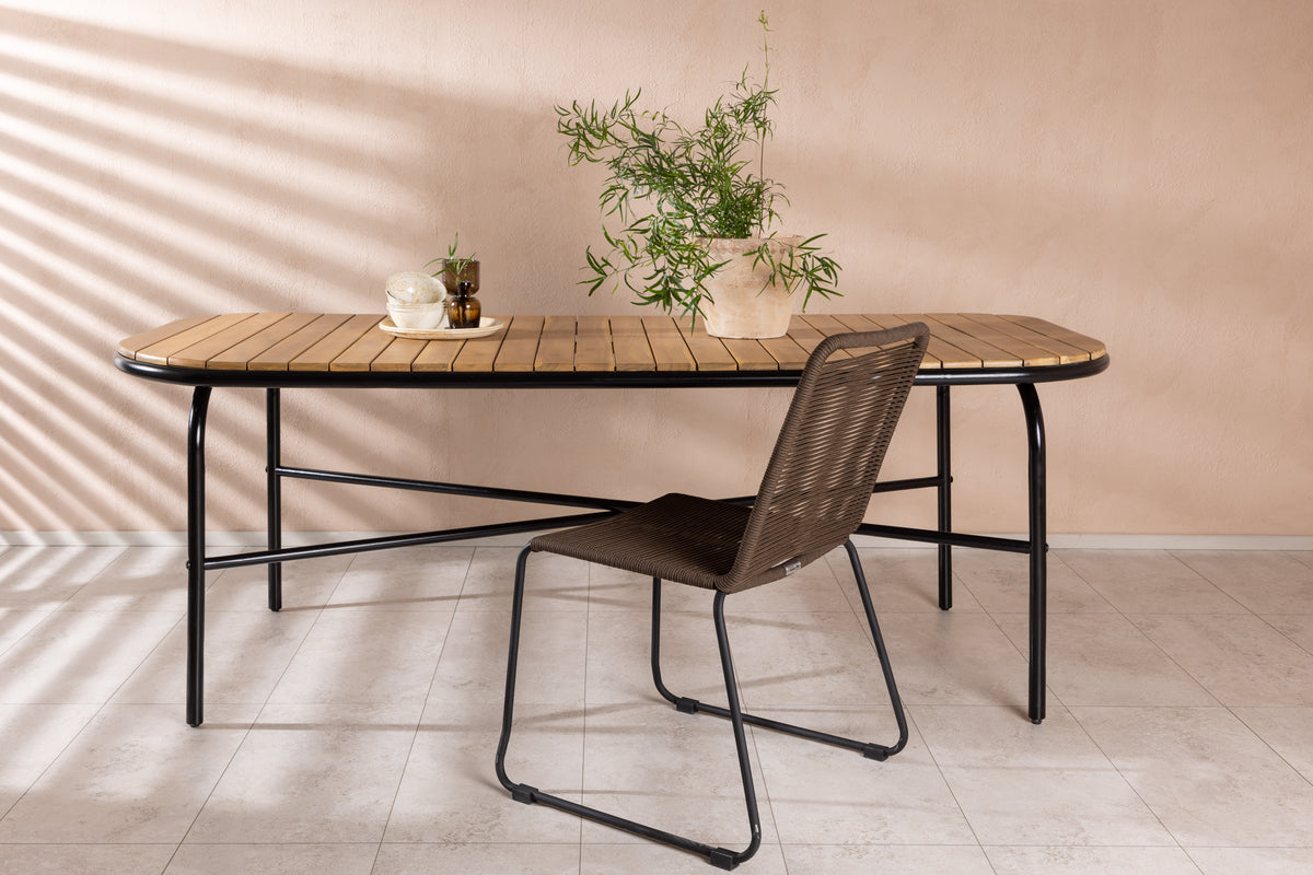 Venture Design Holmbeck Rektangulära Matbord 200 x 90 Natur