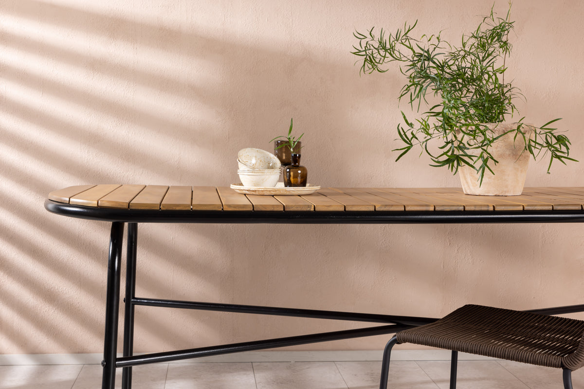 Venture Design Holmbeck Rektangulära Matbord 200 x 90 Natur