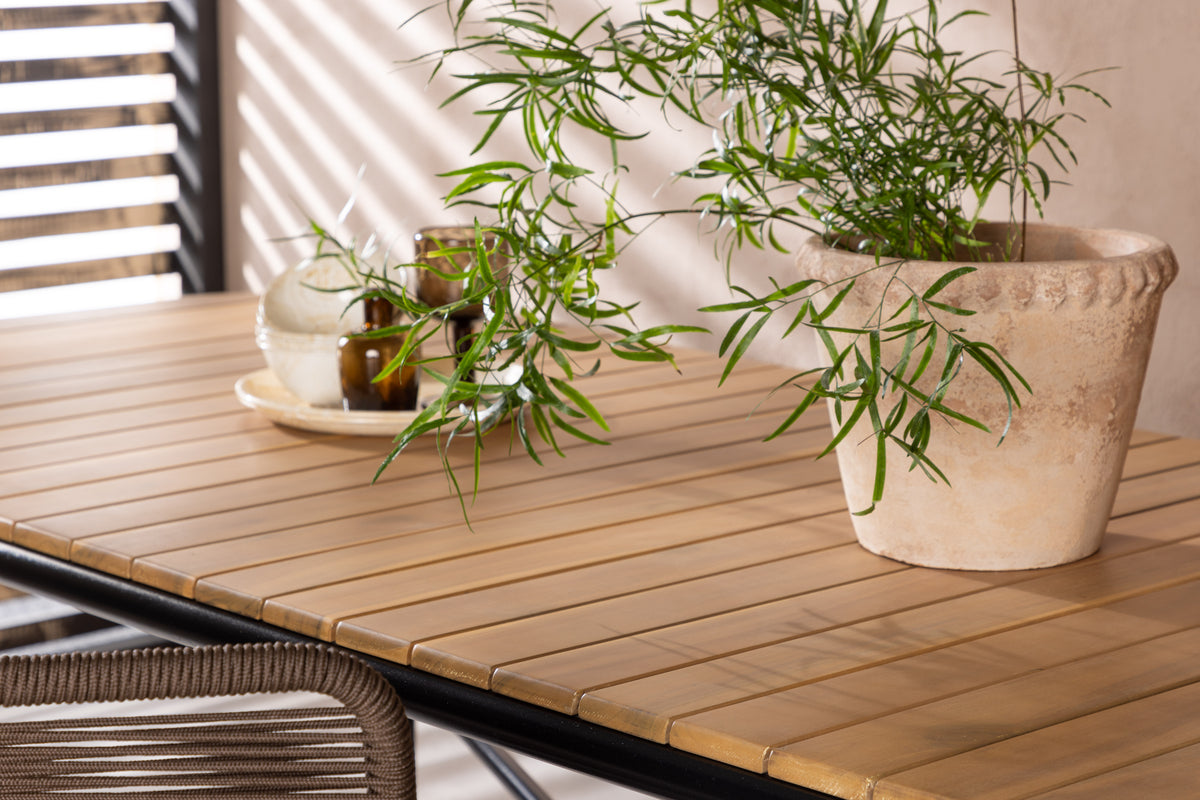 Venture Design Holmbeck Rektangulära Matbord 200 x 90 Natur
