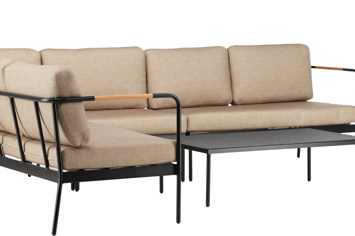 Venture Design Pehnna Hörngrupper Svart Beige