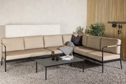 Venture Design Pehnna Hörngrupper Svart Beige
