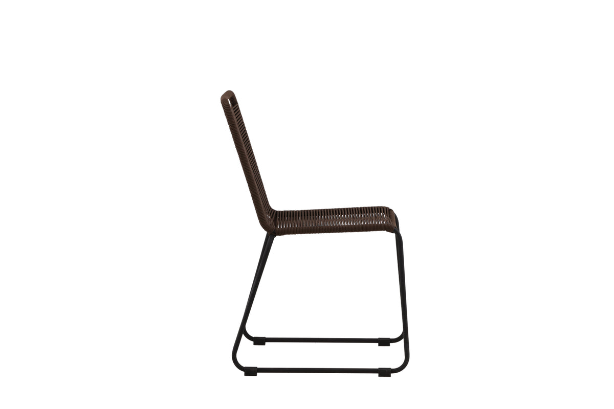 Venture Design Lindos Matstolar 2-pack Brun/Svart