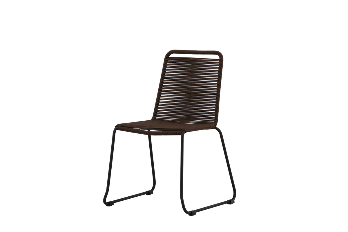 Venture Design Lindos Matstolar 2-pack Brun/Svart