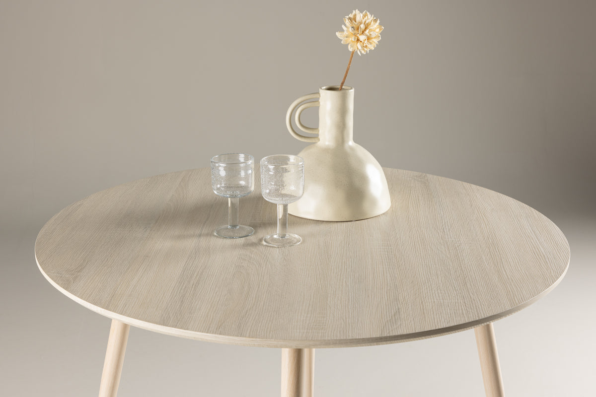 Venture Design Plaza Runda Matbord ⌀100 Vitputsad