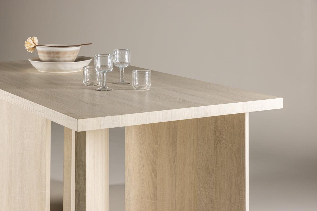 Venture Design Bassholmen Rektangulära Matbord 180 x 90 Vitputsad