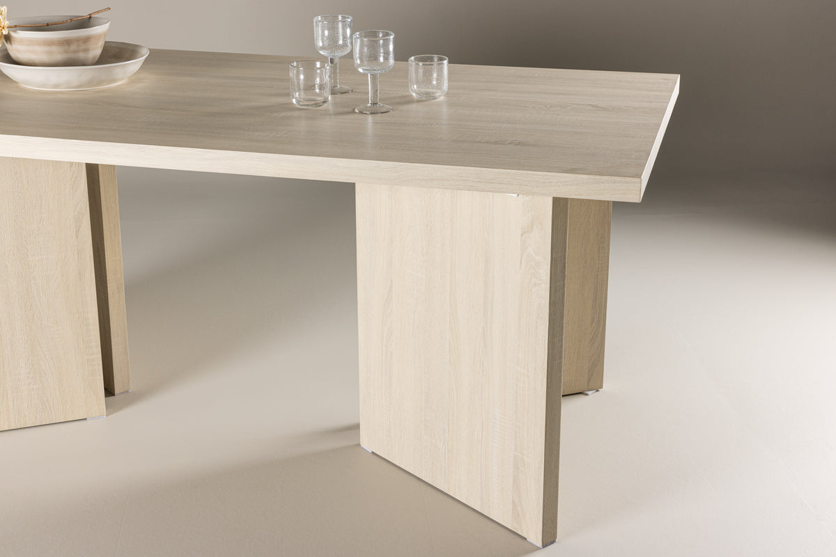 Venture Design Bassholmen Rektangulära Matbord 180 x 90 Vitputsad