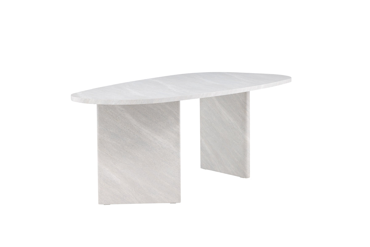 Venture Design Grönvik Ovala Matbord 220 x 100 Vit