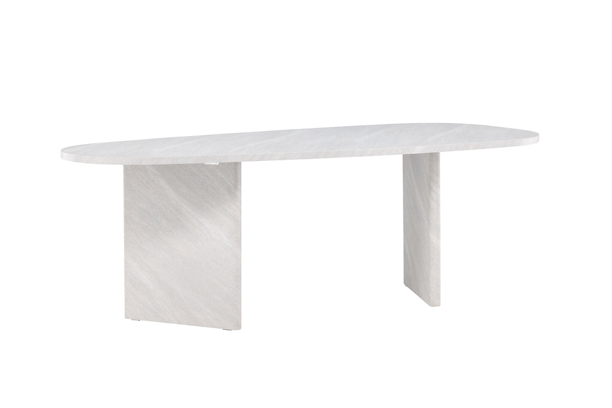 Venture Design Grönvik Ovala Matbord 220 x 100 Vit