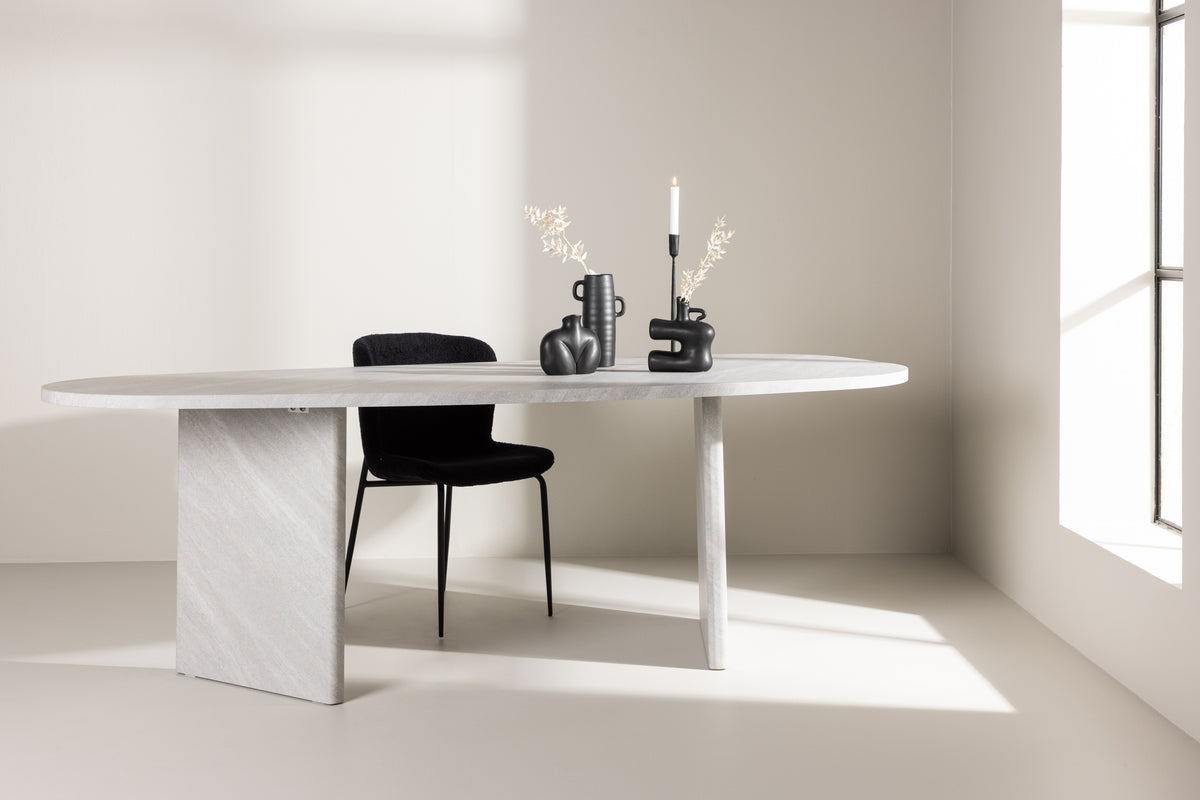 Venture Design Grönvik Ovala Matbord 220 x 100 Vit
