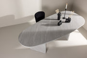 Venture Design Grönvik Ovala Matbord 220 x 100 Vit