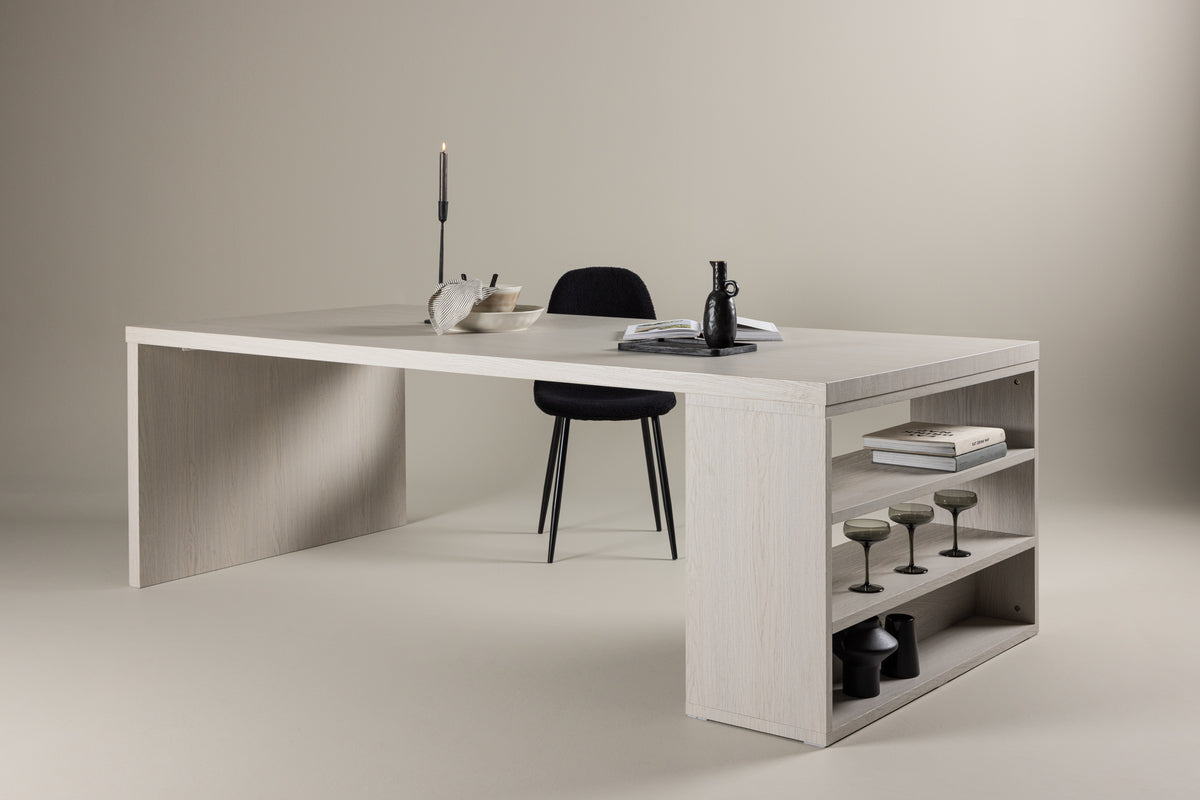 Venture Design Mika Rektangulära Matbord 230 x 110 Vitputsad