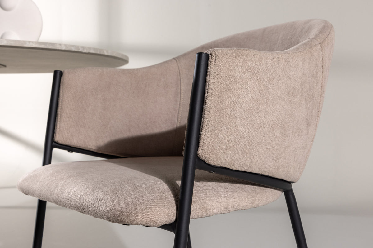Venture Design Evelina Matstolar 2-pack Beige