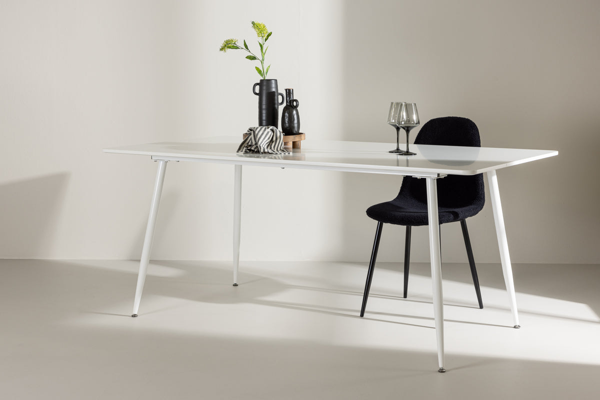 Venture Design Silar Rektangulära Matbord 180 x 90 Vit