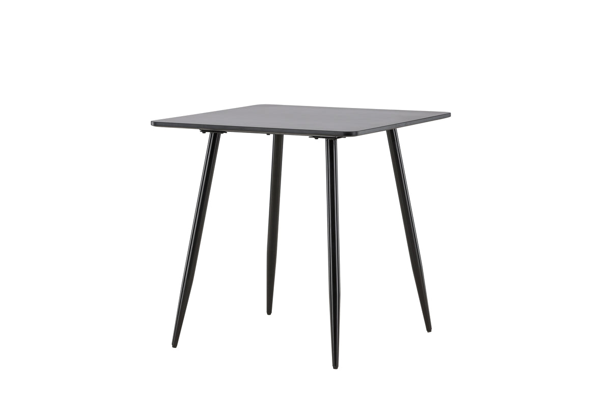 Venture Design Polar Rektangulära Matbord 75 x 75 Svart