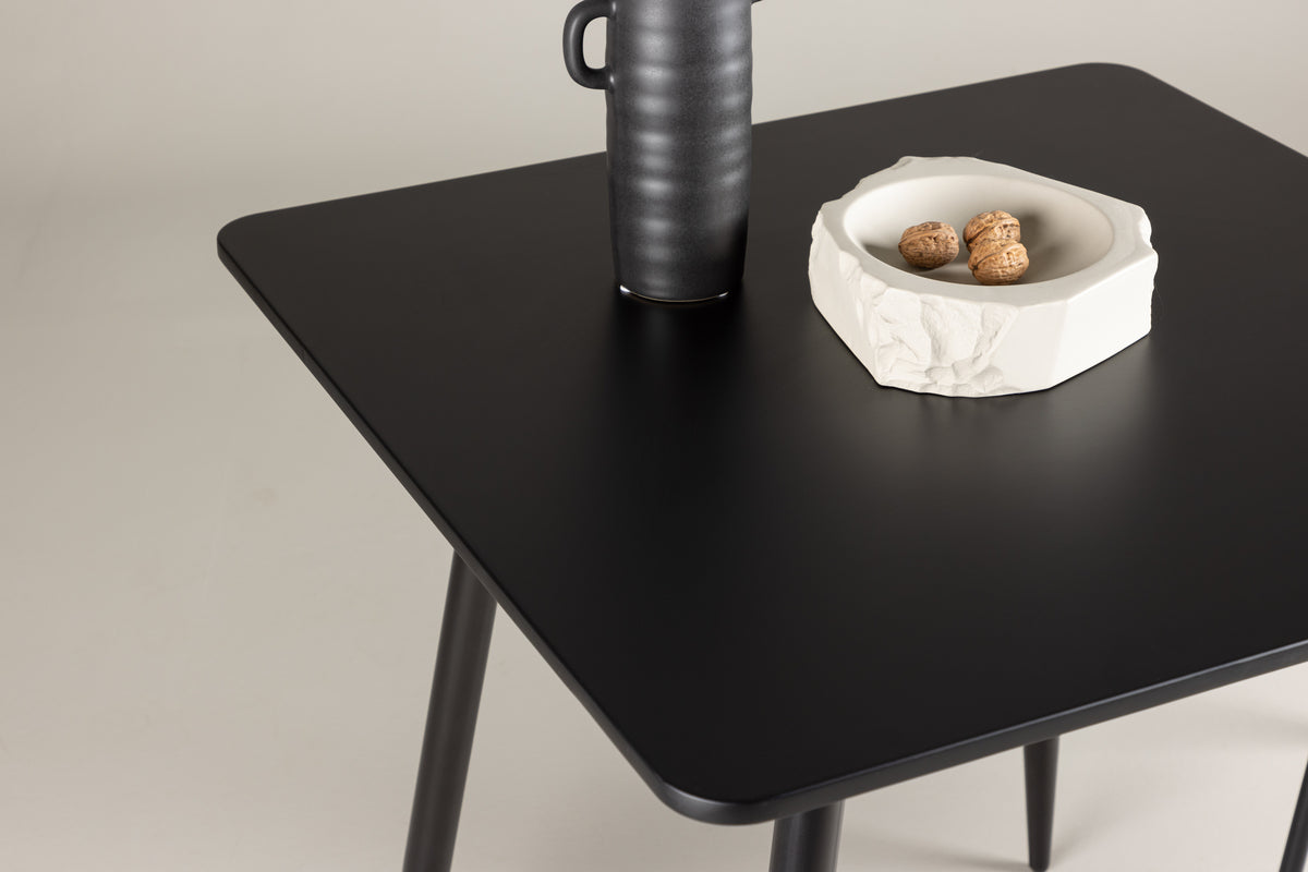 Venture Design Polar Rektangulära Matbord 75 x 75 Svart