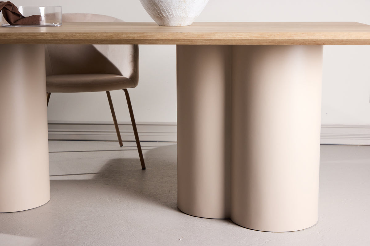 Venture Design Olivia Rektangulära Matbord 210 x 100 Vitputsad
