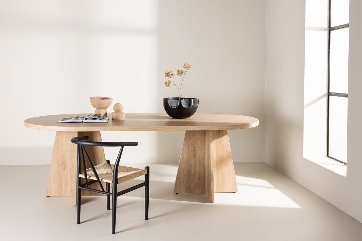 Venture Design Bootcut Ovala Matbord 230 x 115 Natur
