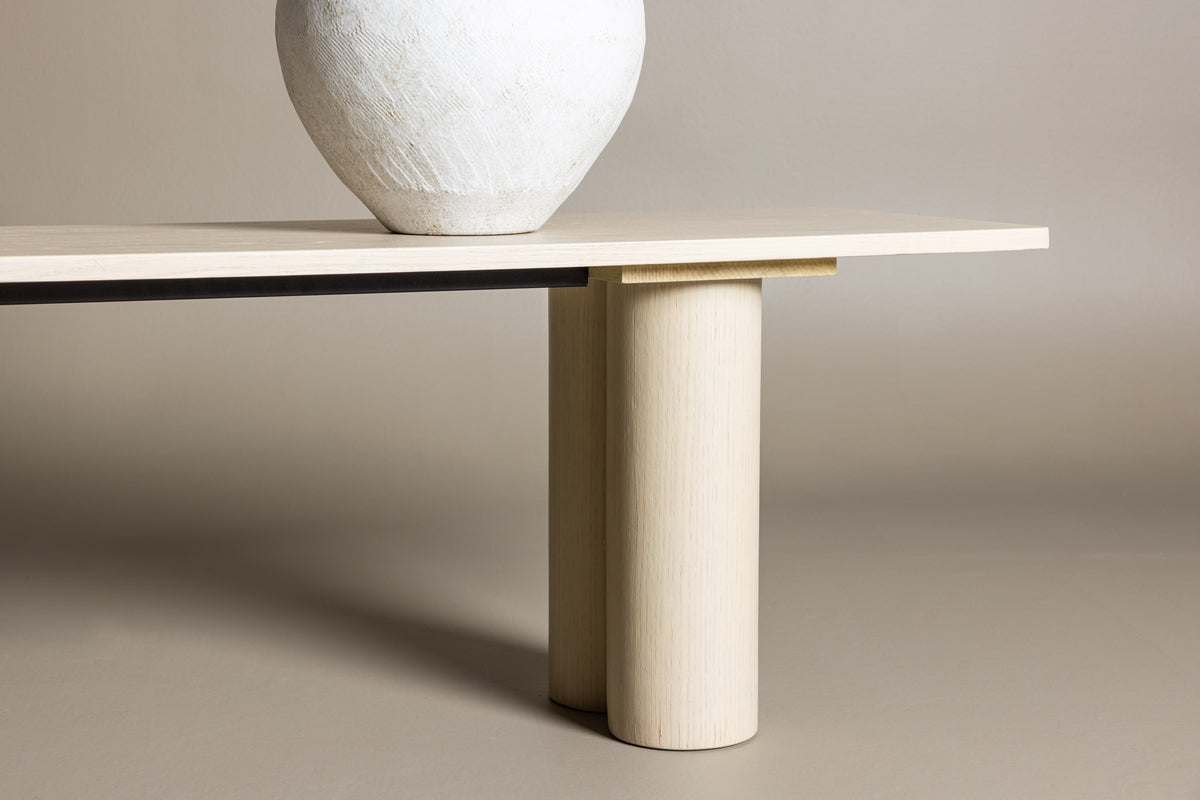 Venture Design Olivia Bänkar 40 x 45 x 180 Vitputsad