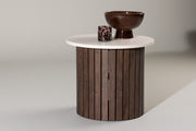 Venture Design Visingsö Sidobord ⌀52 Beige