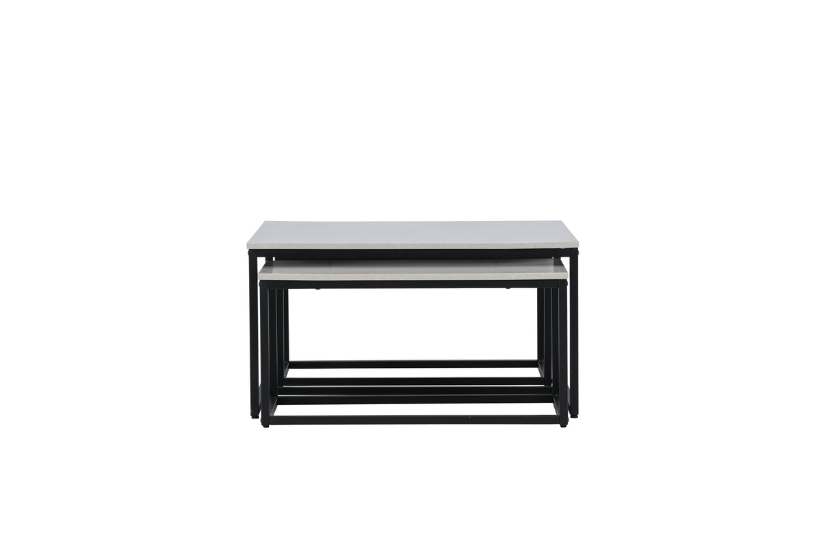 Venture Design Solna Soffbord Bord 1: 80 cm Bord 2: 73 cm x Bord 1: 80 Bord 2: 38 cm Grå