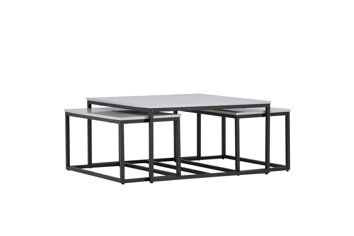 Venture Design Solna Soffbord Bord 1: 80 cm Bord 2: 73 cm x Bord 1: 80 Bord 2: 38 cm Grå