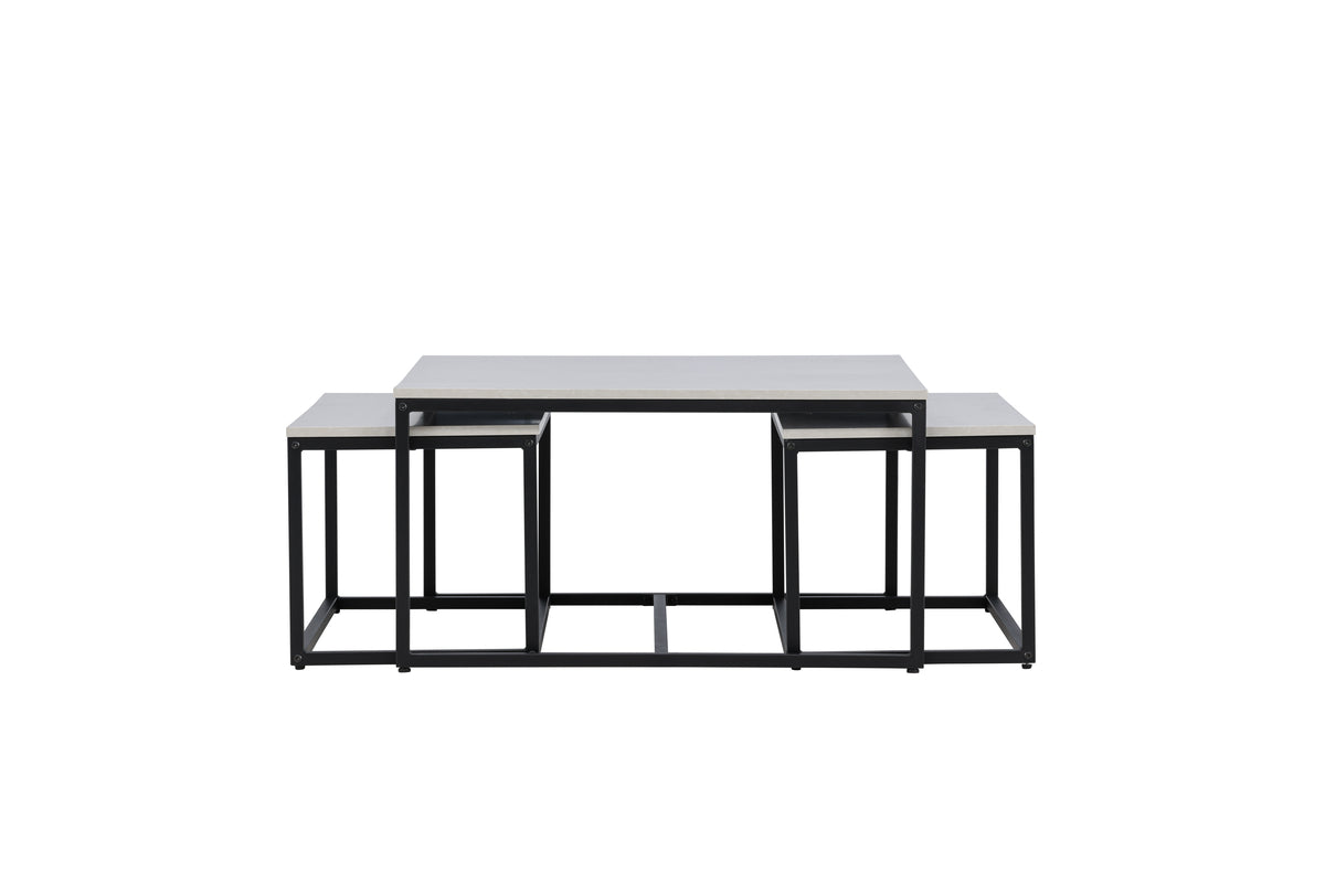 Venture Design Solna Soffbord Bord 1: 80 cm Bord 2: 73 cm x Bord 1: 80 Bord 2: 38 cm Grå
