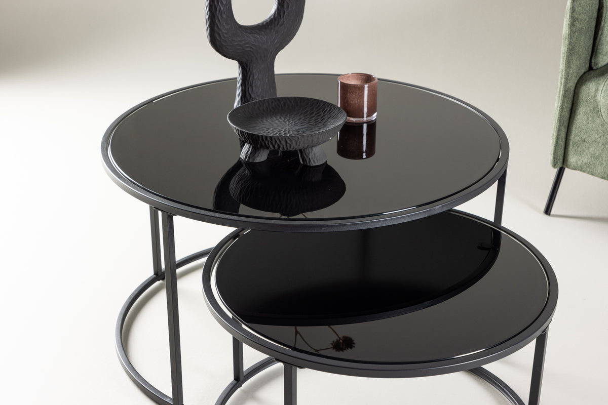Venture Design Twin Soffbord Ø79 Svart