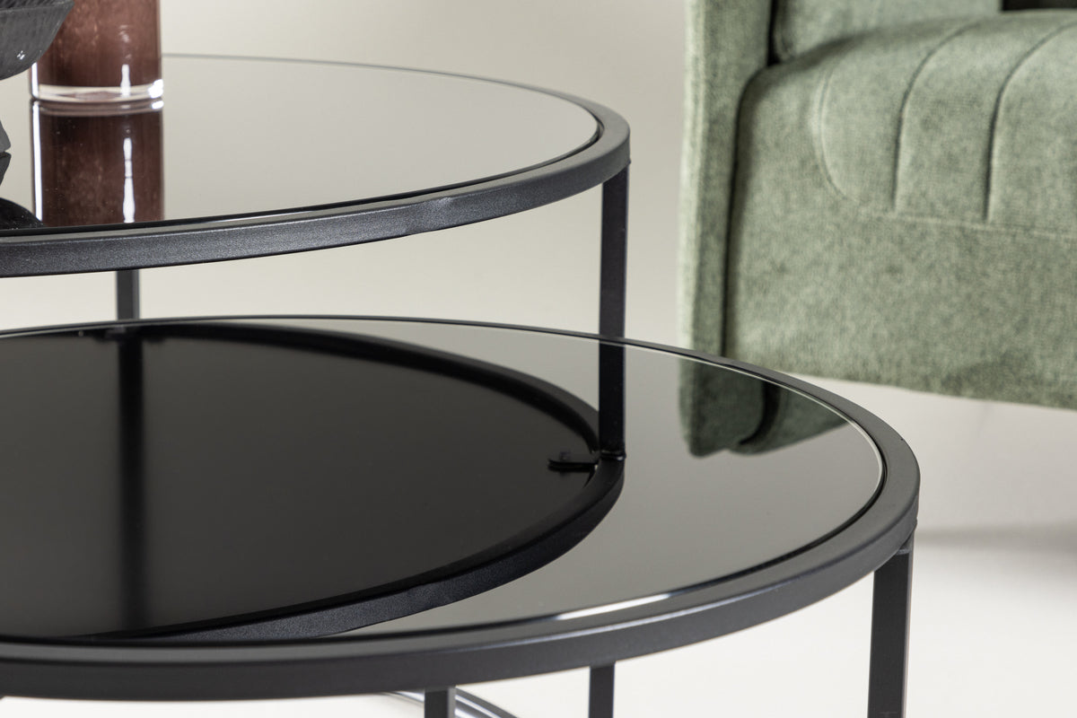 Venture Design Twin Soffbord Ø79 Svart
