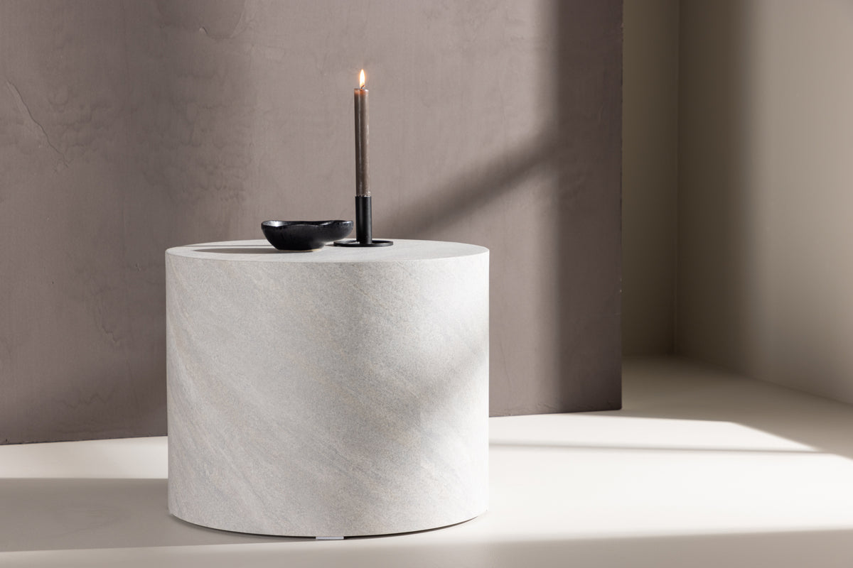 Venture Design York Soffbord ⌀50 Grå