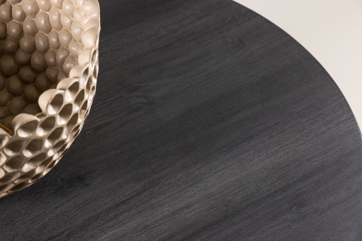 Venture Design York Soffbord ⌀80 Svart