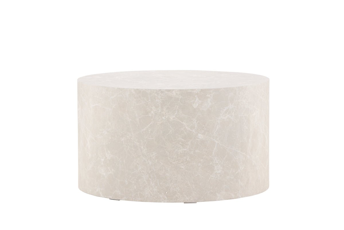 Venture Design York Soffbord ⌀80 Beige