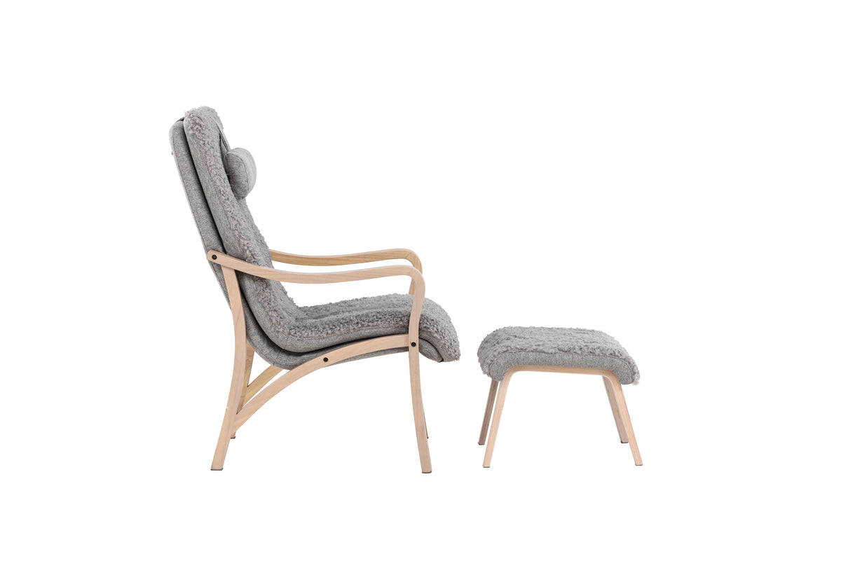 Venture Design Fårö Loungefåtöljer Ljusgrå