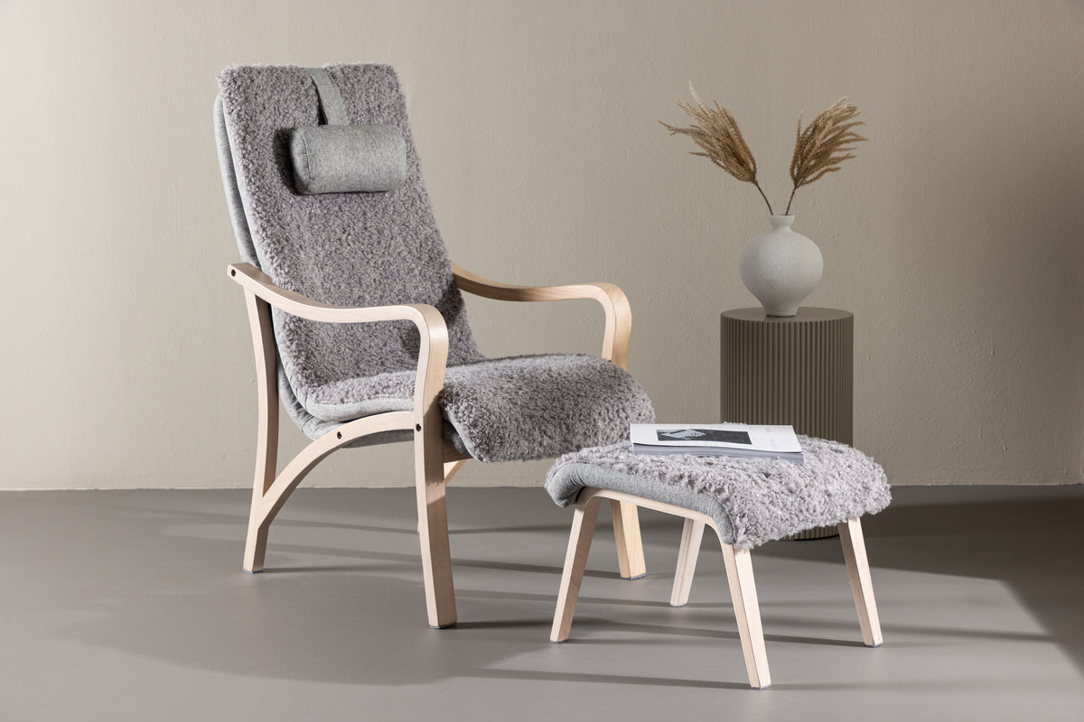 Venture Design Fårö Loungefåtöljer Ljusgrå