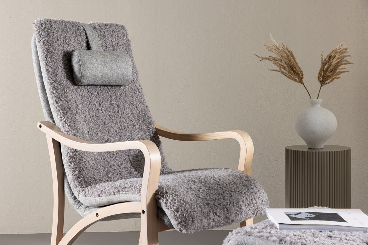 Venture Design Fårö Loungefåtöljer Ljusgrå