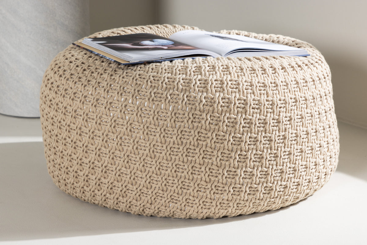 Venture Design Sam Puff ⌀45 ⌀45 Beige