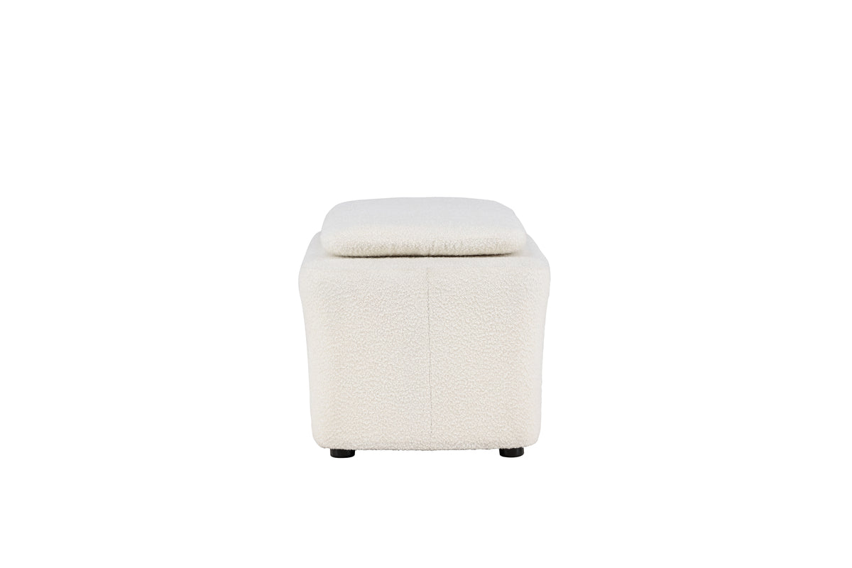 Venture Design Laurel Ottoman 110 x 51 x 46,5 Vit