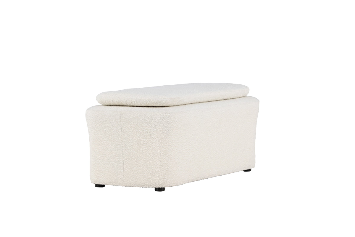 Venture Design Laurel Ottoman 110 x 51 x 46,5 Vit