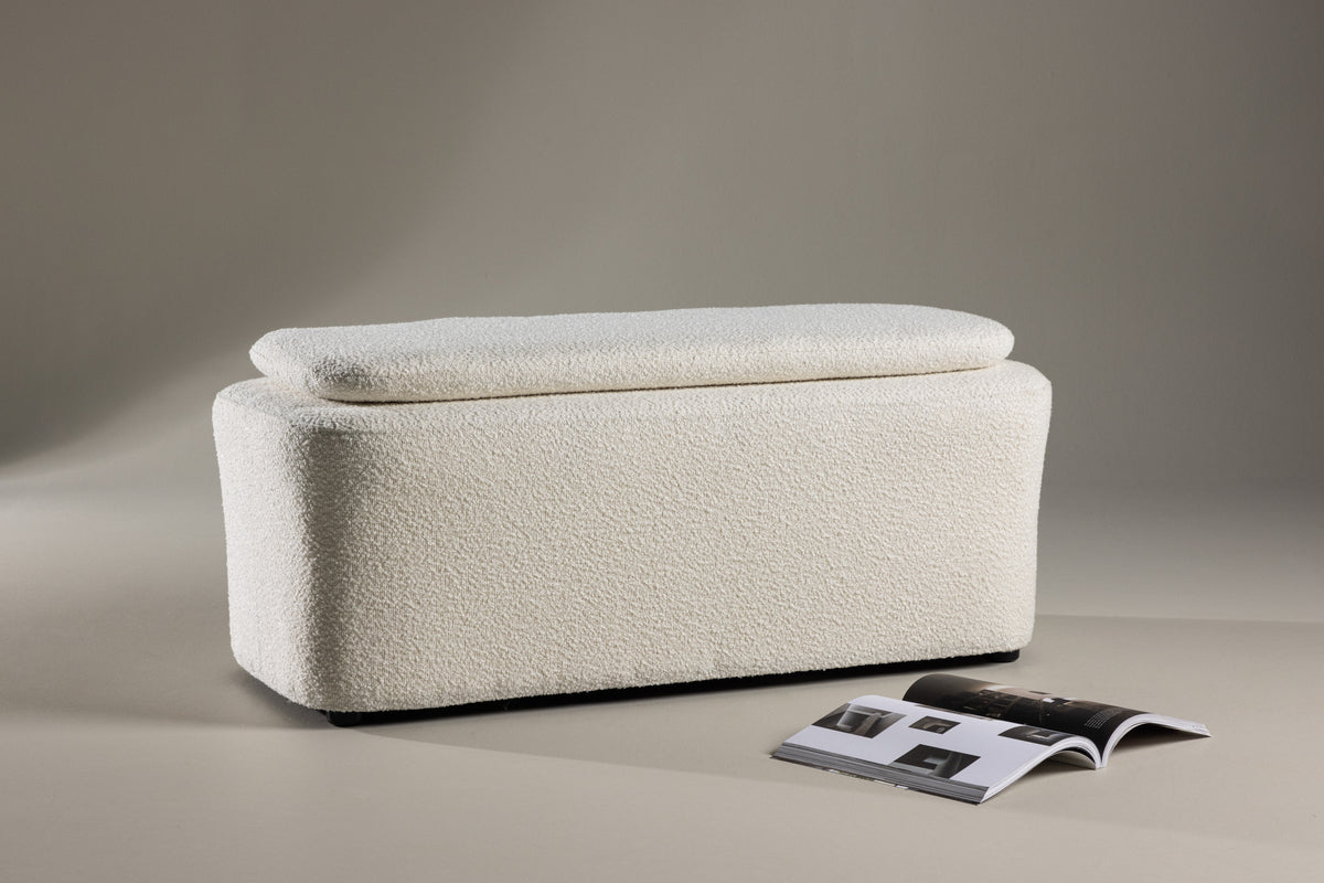 Venture Design Laurel Ottoman 110 x 51 x 46,5 Vit