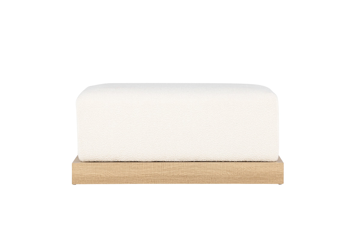 Venture Design Ivy Ottoman 70 x 45 x 100 Vit