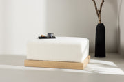 Venture Design Ivy Ottoman 70 x 45 x 100 Vit