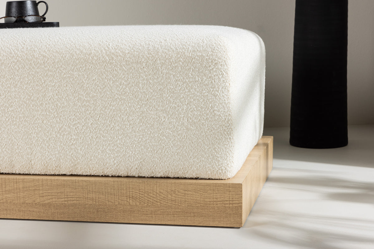 Venture Design Ivy Ottoman 70 x 45 x 100 Vit