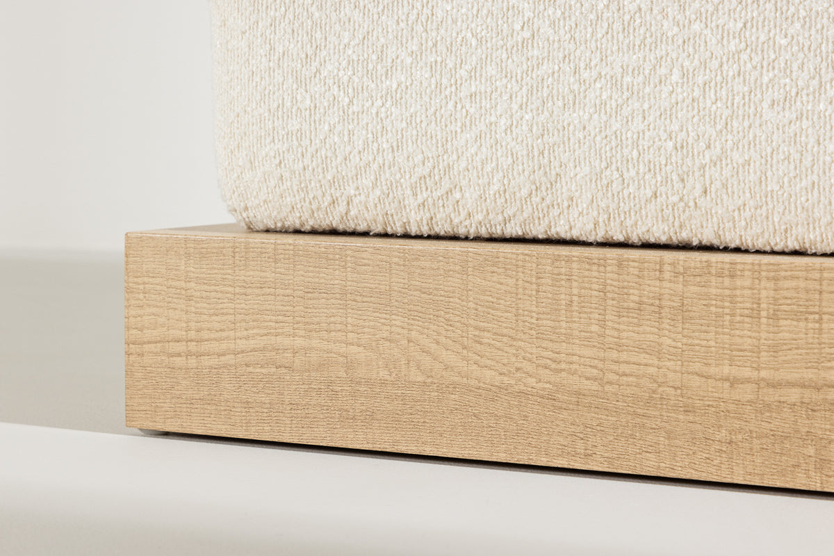 Venture Design Ivy Ottoman 70 x 45 x 100 Vit