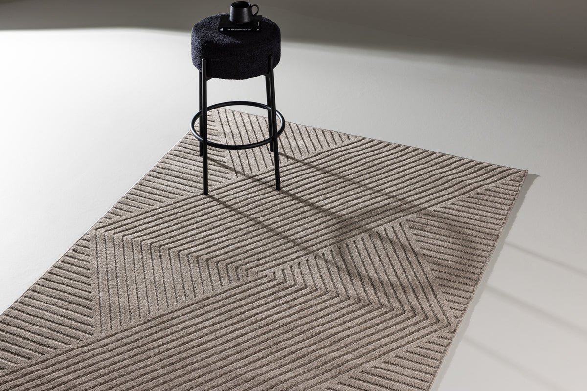 Venture Design Aron Rektangulära Mattor 340 x 240 Brun