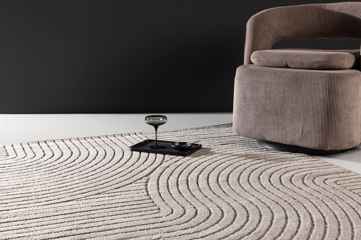 Venture Design Vince Rektangulära Mattor 340 x 240 Brun