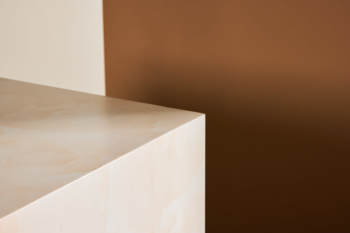 Venture Design York Soffbord 40 x 40 Ljusgul