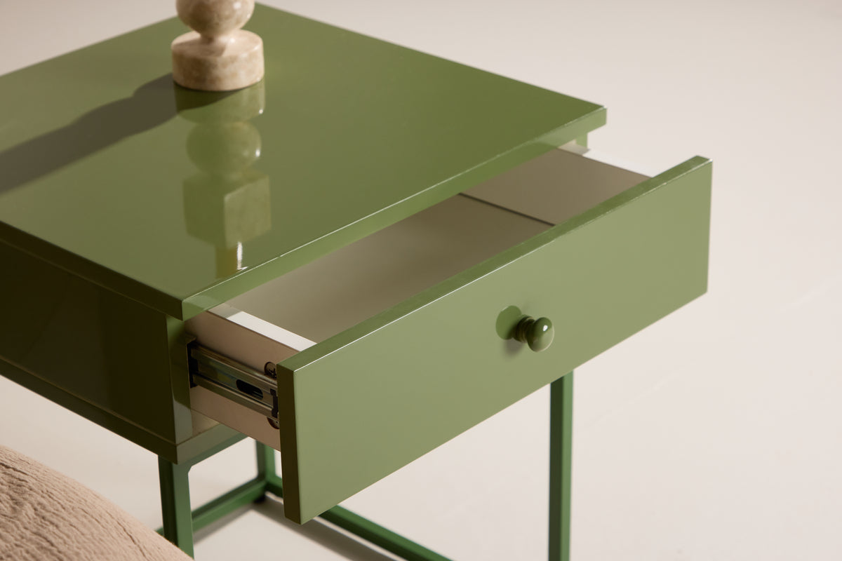 Venture Design Bakal Sängbord 41 x 41 Grön
