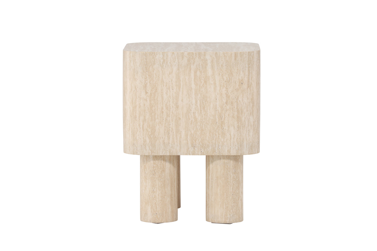 Venture Design Klirou Sidobord 40 x 40 Beige